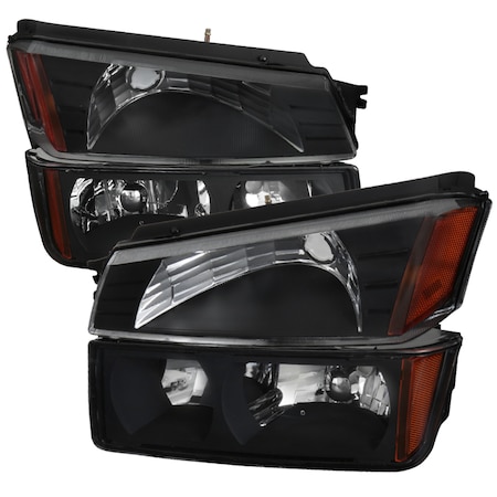 Spec-D Tuning 02-06 Chevrolet Avalanche Headlights 2LBLH-AVA02JM-RS